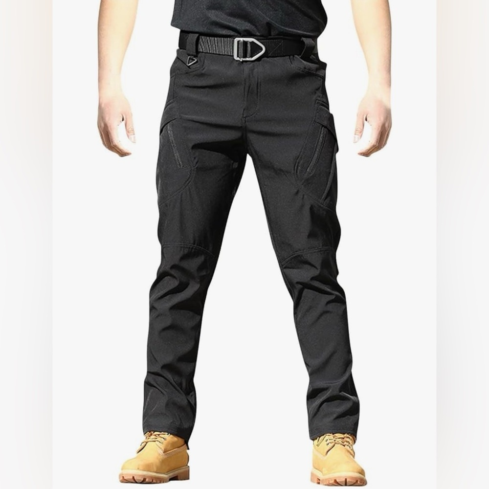 Amazon Men's Black Lightweight Cargo Pants